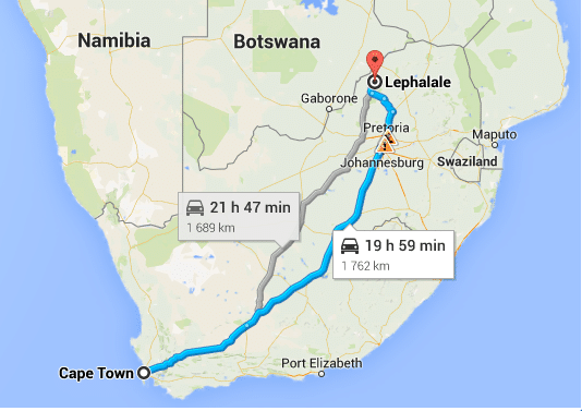 The big move from Cape Town to Ellisras/Lephalale